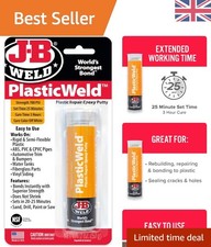 JB WELD Plastic Weld 57g - Heat & Water Resistant Epoxy Putty for Strong Repairs