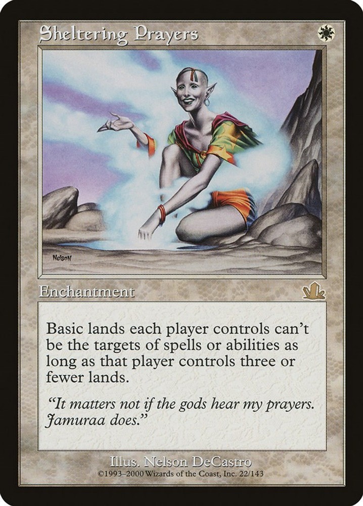 Sheltering Prayers Prophecy MTG 22 LP