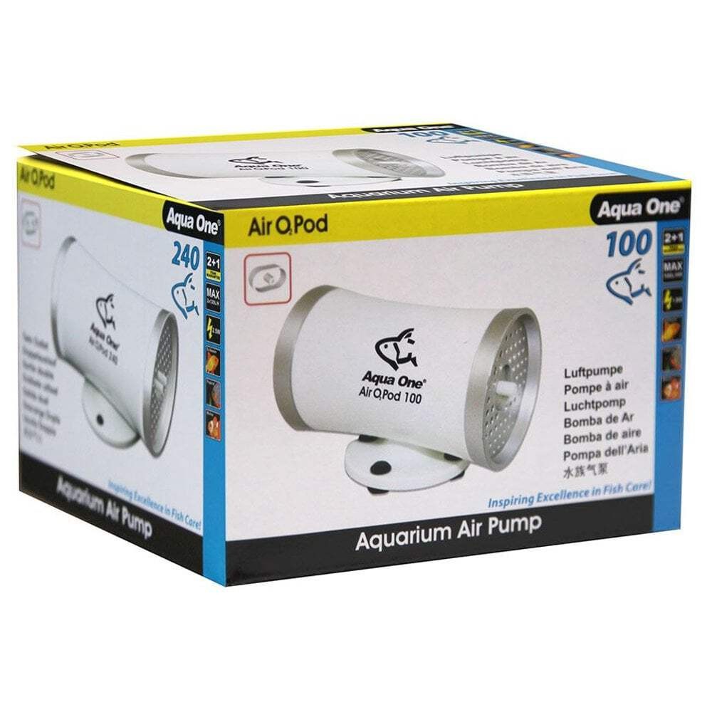 Aqua One Air O2 Pod 100 | Aquarium Fish Tank Air Pump