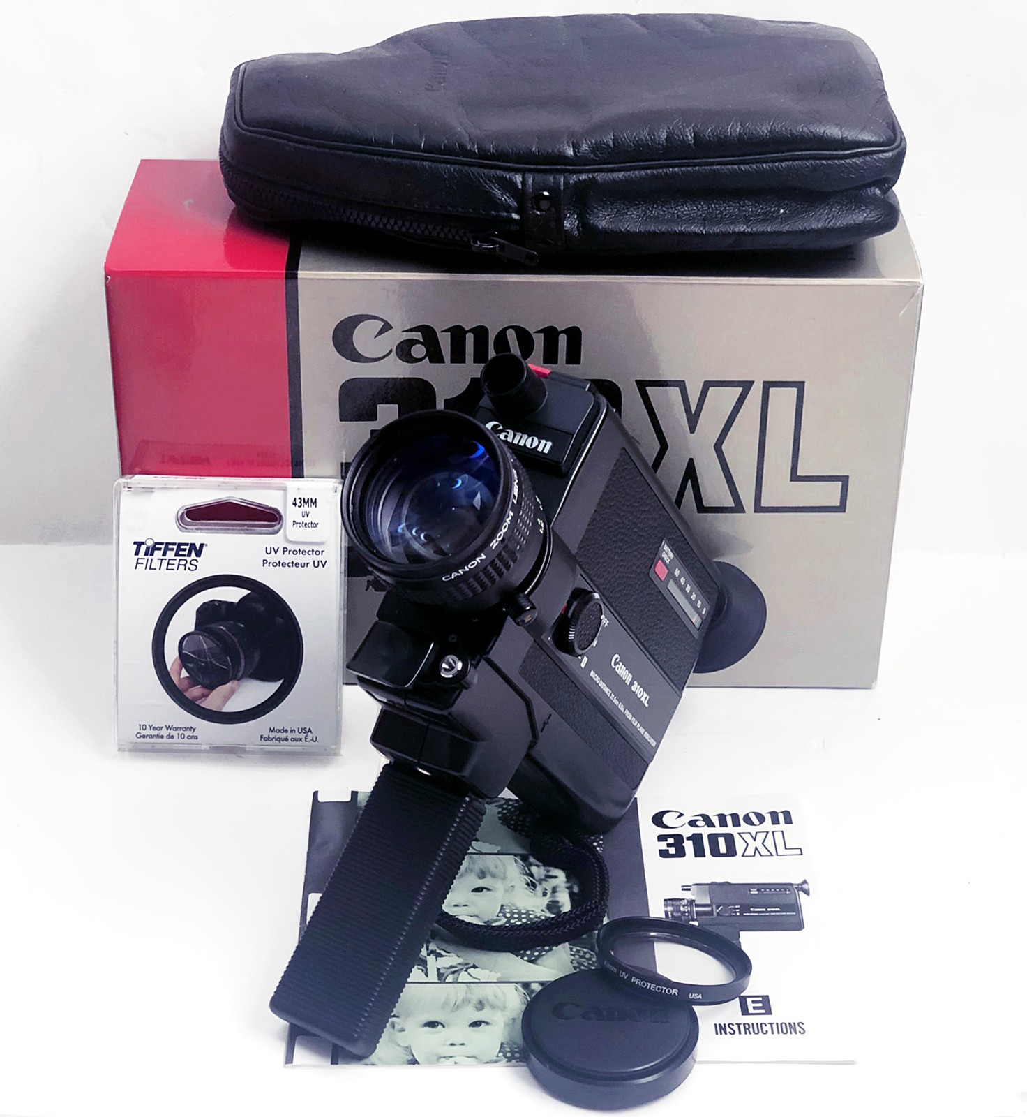 Canon 310xl Super 8 Movie Camera f/1.0 lens Fully Working Film Tested MINT Boxed