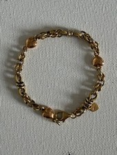Womens 14- karat gold bracelet made in ITALY
