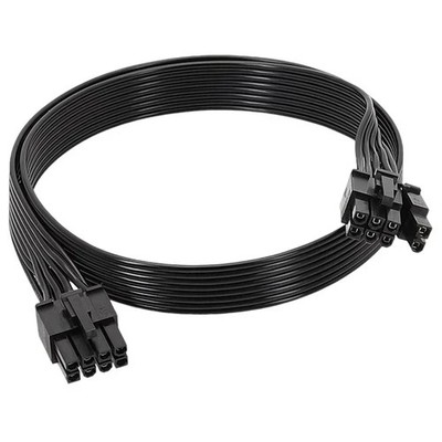 8 Pin PCIE Cable, 8 Pin Male to 6+2 Male GPU Power Cable, Compatible with Corsai