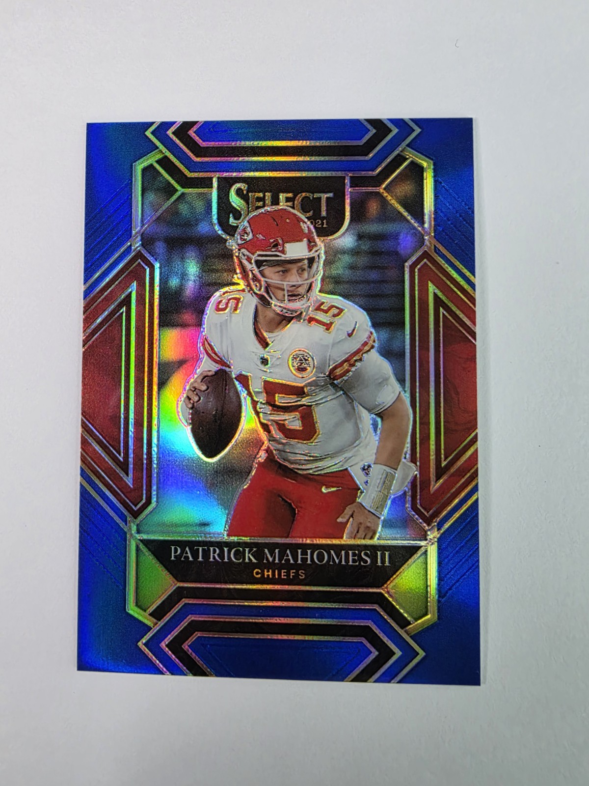 2021 Panini Select Blue Prizm /99 Patrick Mahomes II Club Level #202 Chiefs