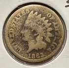 1863 Indian Head Cent Copper Nickel 1C Penny Copper Coin (U194)