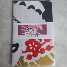 Japanese Tenugui Towels Totoro Kamawanu Limited Happy Rake My Neighbor Fireworks