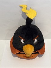 Angry Birds Space Fire Bomb Bird Plush  8" 2012 CWT Eggsteroid Walmart Version