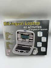 NEW Bilingual Laptop 62 Activities 31 English 31 Spanish Educational Play Learn