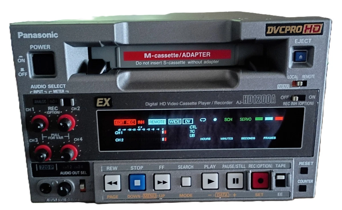 Panasonic DV: DVCPRO HD Panasonic AJ Video Recorders & Players for