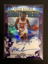 Top Hakeem Olajuwon Cards, Rookie Cards, Autographs, Inserts, Valuable