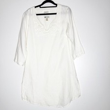 MALVIN Hamburg Germany I Love Linen Shirt Dress Women's Size 6 Small 