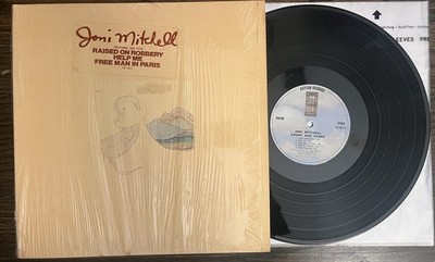 Joni Mitchell Court And Spark Vinyl Record Album LP 1st Press NM SHRINK HYPE
