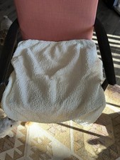 Euro Throw Pillow Covers Cream Textured - Two Items. 26 26 Kenneth Cole