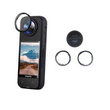 For Insta360 X4 Panoramic Sports Camera PC Lens Cap Cover Protection Accessories