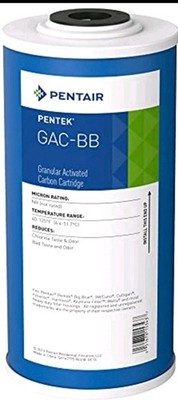 Pentair Pentek GAC-BB Big Blue Carbon Water Filter 10-Inch Whole House Heavy 