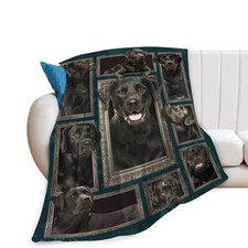 Labrador Retriever Dog Blanket Gifts and Decor - Cute Throw for Girls Women K...