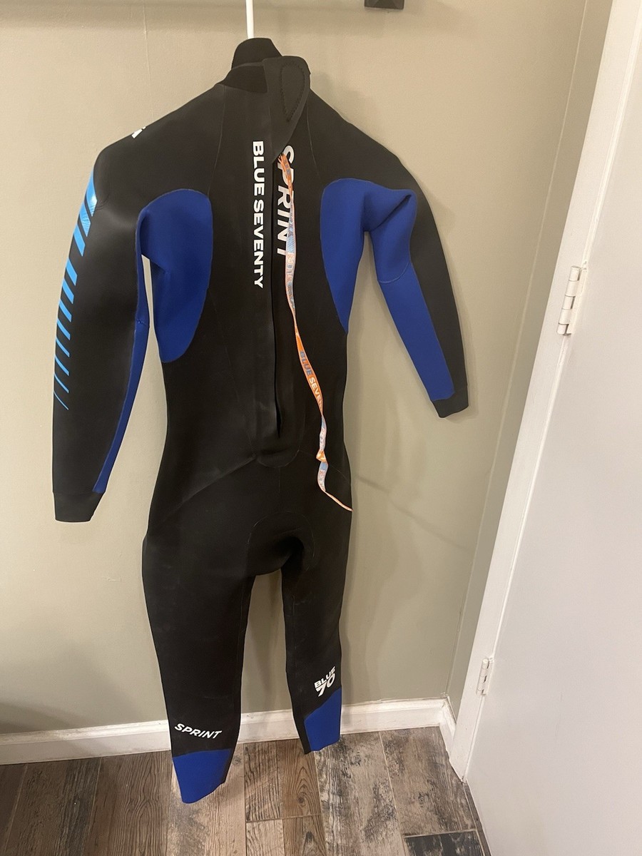 BlueSeventy Sprint women's Wetsuit Black Blue Triathlon Swimming