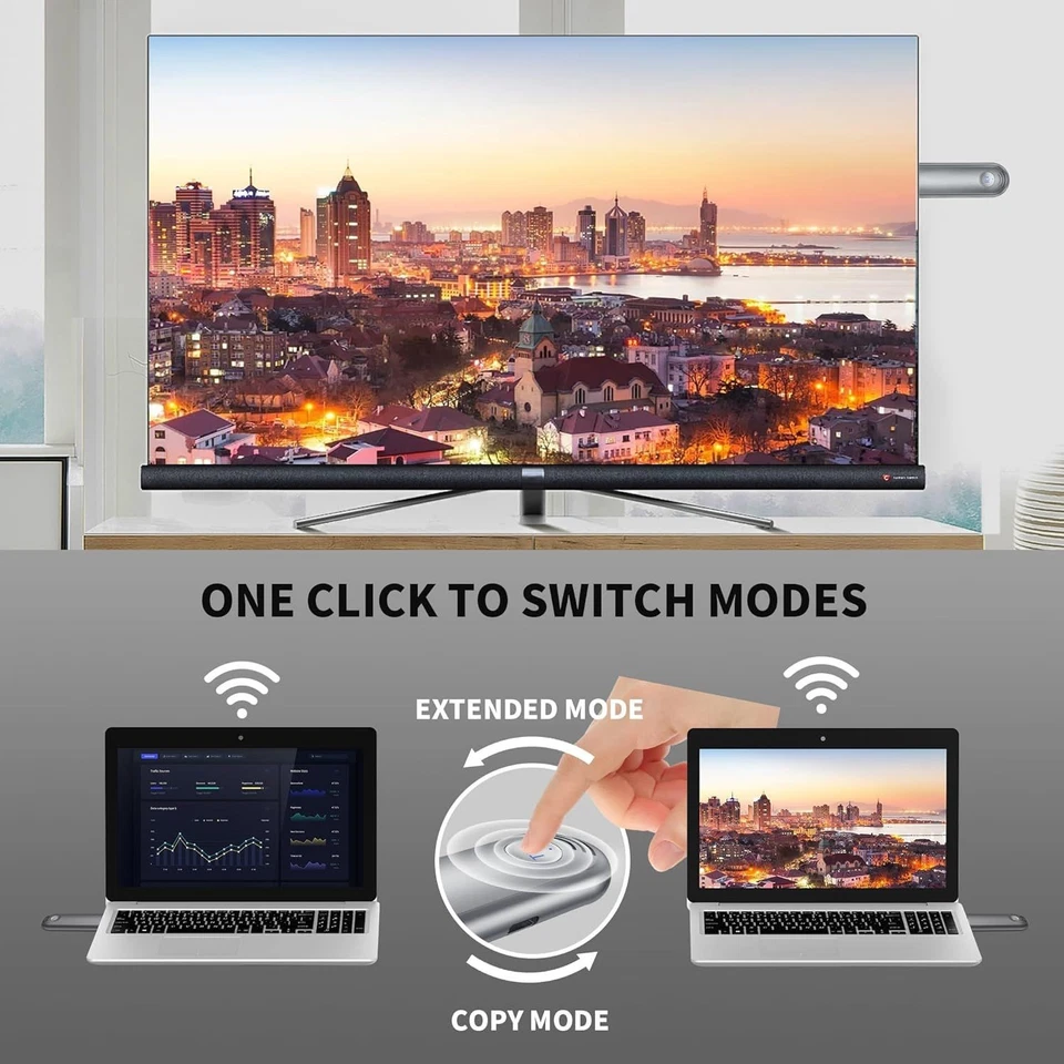 2.4G/5G Wireless HDMI Transmitter Receiver 1080P PC TV Audio Video HDMI Extender - Image 2 of 4