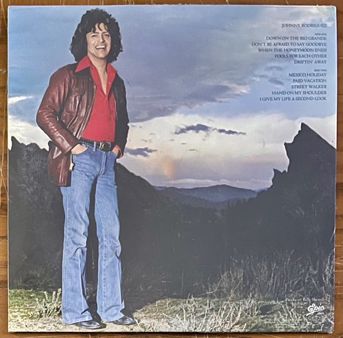 SEALED-JOHNNY RODRIGUEZ-Rodriguez -1979 Epic KE36014-Hype Sticker 12” Vinyl Lp - Picture 2 of 2