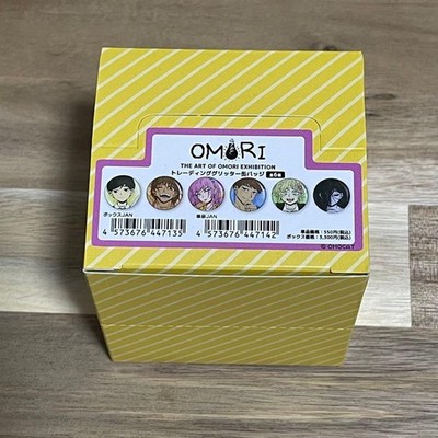 OMORI Exhibition Goods Trading Glitter Can Badge All 6 Types Complete Set