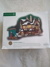 Department 56 Dickens Village SHAKESPEARE'S BIRTHPLACE SET  #56.58515 In Box Vtg