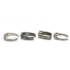 Southwest Sterling Fred Harvey Era Turquoise Arrow Stamp Cuff Lot of 4 #S5621-1 — photo 2