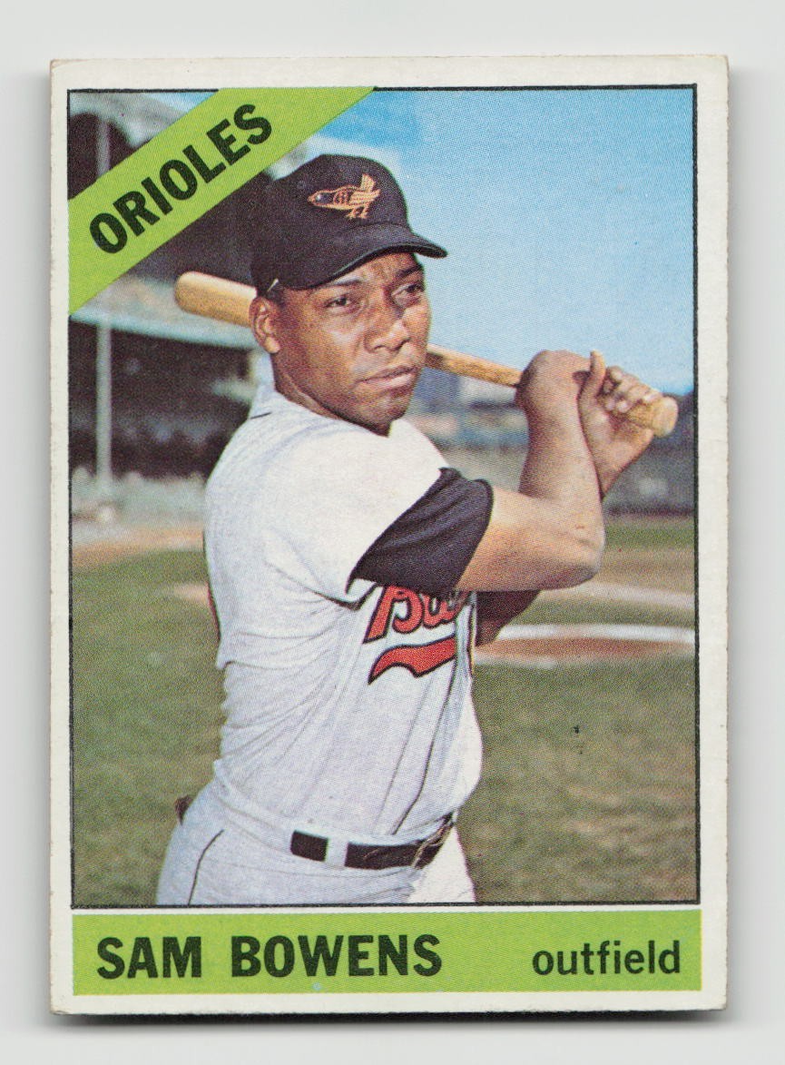 1966 TOPPS #412 SAM BOWENS EX *Hot Corner Vintage* C