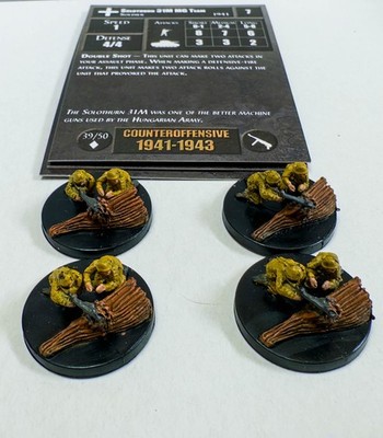 1x Solothurn 31M MG Team 39/50 Counter Offensive Axis & Allies Miniatures