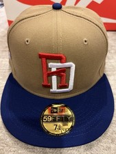 Dominican Republic World Baseball Classic Fitted Hat New Era 59FIFTY Khaki 7 3/8