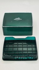HERMES Perfumed Soap Eau D'Orange Verte Large 3.5oz. Size Paris Empty Hard Case