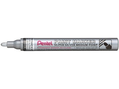 Pentel Lackmarker PAINT MARKER MMP10, silber 2 bis 48 Stk Spare bis 65%