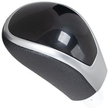 AUTOMATIK-SCHALTKNAUF SCHWARZ + SILBER FÜR NISSAN QASHQAI II 17-21