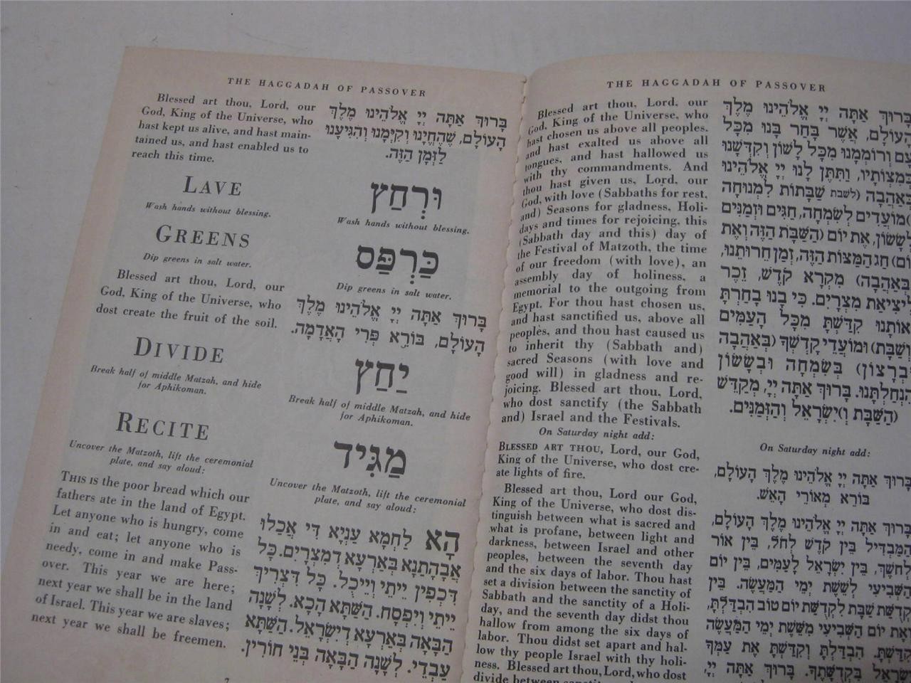 Passover Haggadah by Abraham Regelson & illustrated by Siegmund Forst 1955