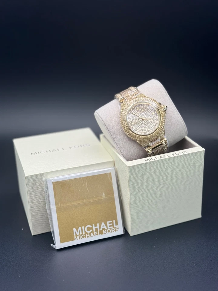 MICHAEL KORS Camille MK5720  Gold Pave Dial Stainless Steel Quartz Unisex Watch - Image 3 of 4