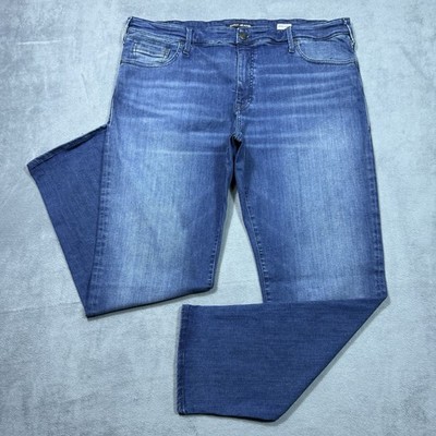 Mavi Jeans Mens 42x32 MYLES Straight Leg Slim Taper Stretch Denim Normcore USA