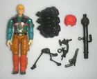 Vintage 1989 Downtown G.I. GI Joe v1 100% Complete Action Figure 3.75 ARAH 80s