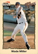 1998 Team Best Baseball #79 Wade Miller Jackson Generals Astros (A)