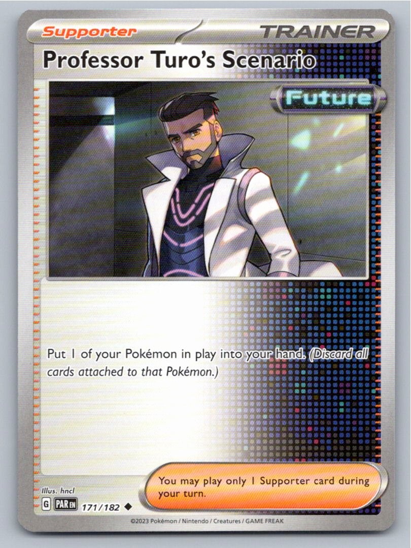 POKEMON PROFESSOR TURO'S SCENARIO PARADOX RIFT 171/182 NM A21299 FREE S&H