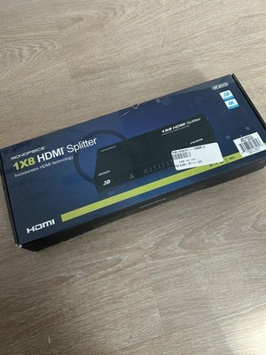 BRAND NEW AC inlcluded Monoprice 1X8 HDMI Amplifier Splitter MP-SP07D