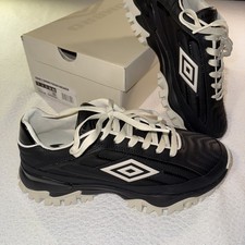 Rare Rains X Umbro Collab Fusion Sneaker Mens Sz 8 Black White New With Box