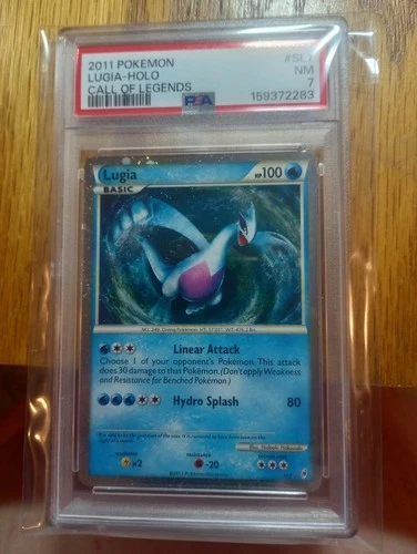 Pokémon TCG 2011 Call of Legends Lugia (Shiny) SL7 Holo PSA 7
