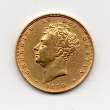 1830 Gold Sovereign, George IV