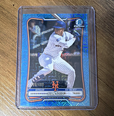 Topps Chrome 2026 Juan Soto New York Mets #97 Serial Numbered 199/499