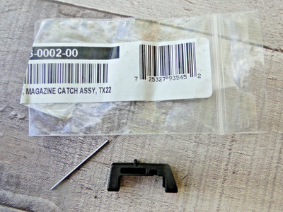 Taurus  TX22 Magazine Catch / Release Kit Assembly with Spring, Black