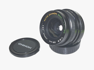 70s/80s CHINON PENTAX Wide Angle 28mm f2.8 PK LENS+CAPS EX!