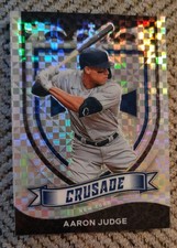 2021 Panini Chronicles - Crusade Aaron Judge #13 Building Blocks Prizm