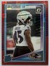 2025 Panini Donruss Optic Rated Rookie Mike Green #397 Red Pandora Prizm Ravens