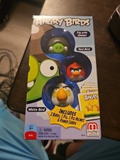 2012 Angry Birds Bubbles Bomb Bird White Bird 3 Pack RARE Mattel Games