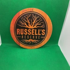 Russell’s Reserve-Metal Sign for Bar/ Garage/Man Cave/Game Room.
