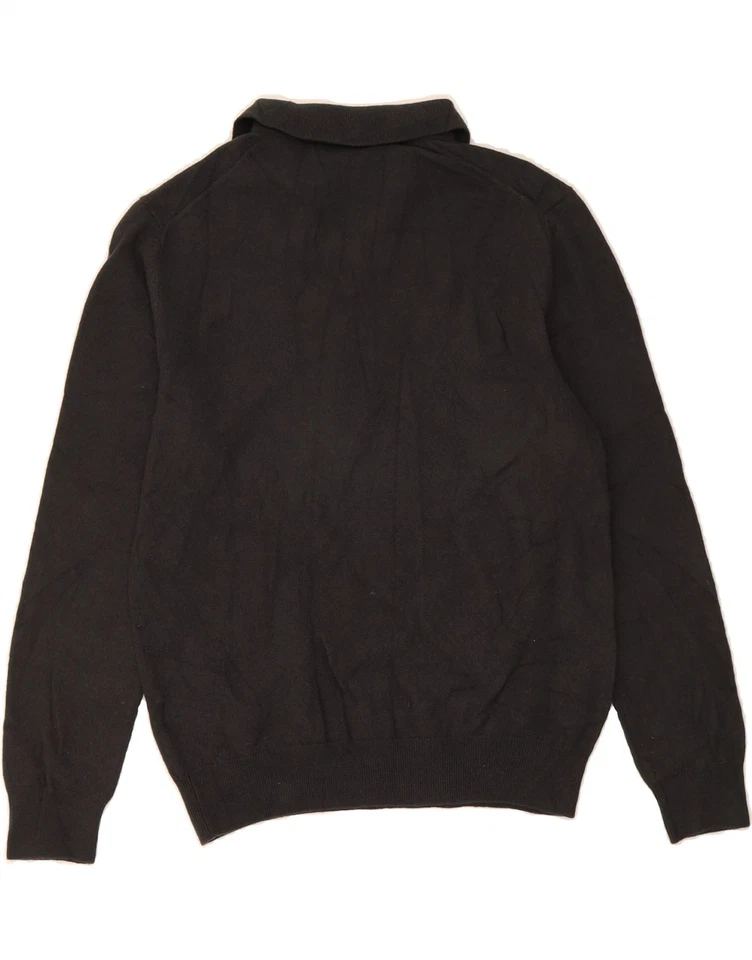 REISS Womens Polo Neck Jumper Sweater UK 18 XL Grey Merino Wool BL11 - Image 2 of 3