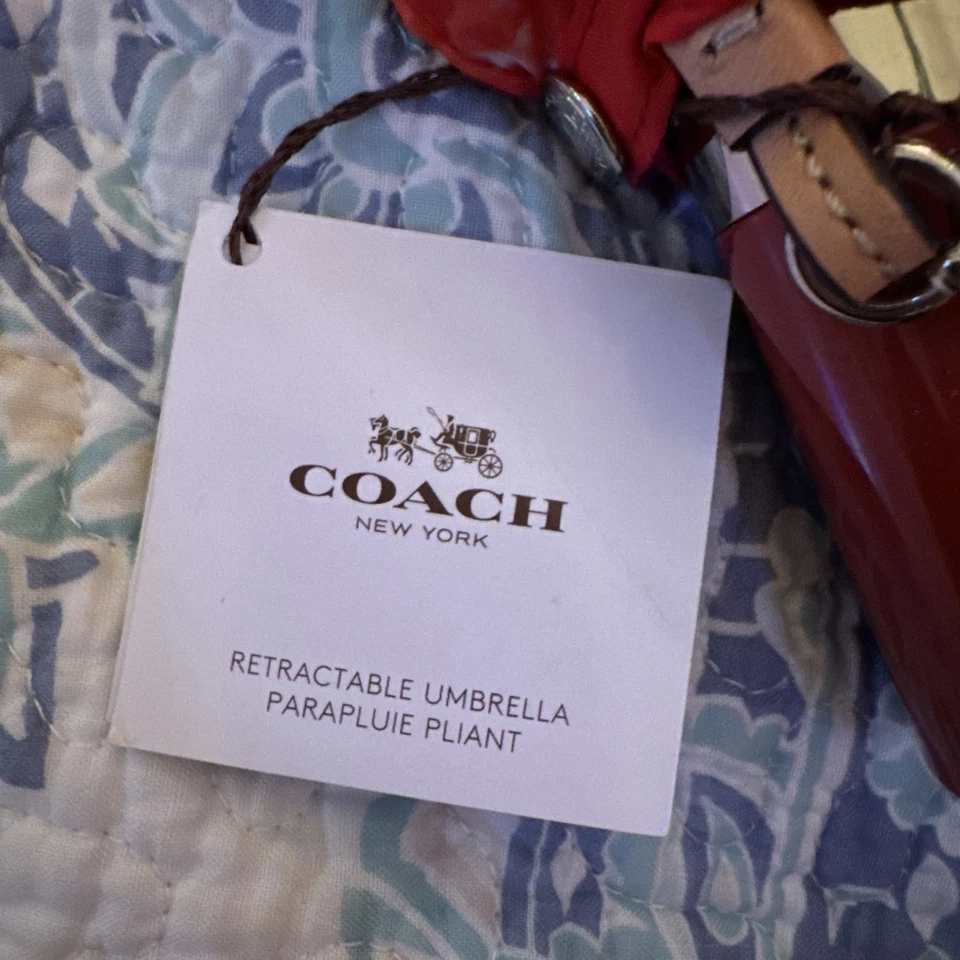 SOMBRILLA COACH F62448 PEYTON ESTAMPADO FLORAL PLATA/ROSA MULTICOLOR Foto 3 de 4